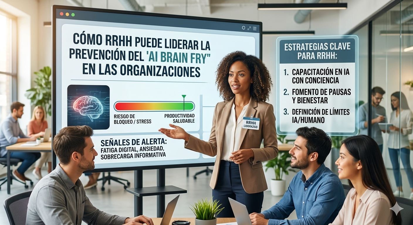 🔒 Cómo RRHH puede liderar la prevención del “AI Brain Fry” en las organizaciones
