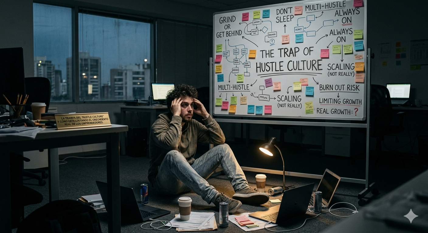 🔒 Por qué la “Hustle Culture” ya no tiene futuro y cómo empezar a trabajar menos para lograr más